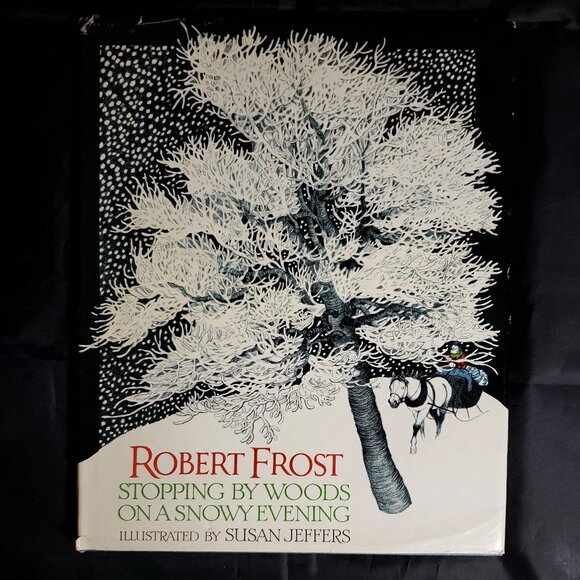 Vintage Other - RVHTF EUC 70's Vintage / 1978 Hardcover "Stopping by Woods on a Snowy Evening"